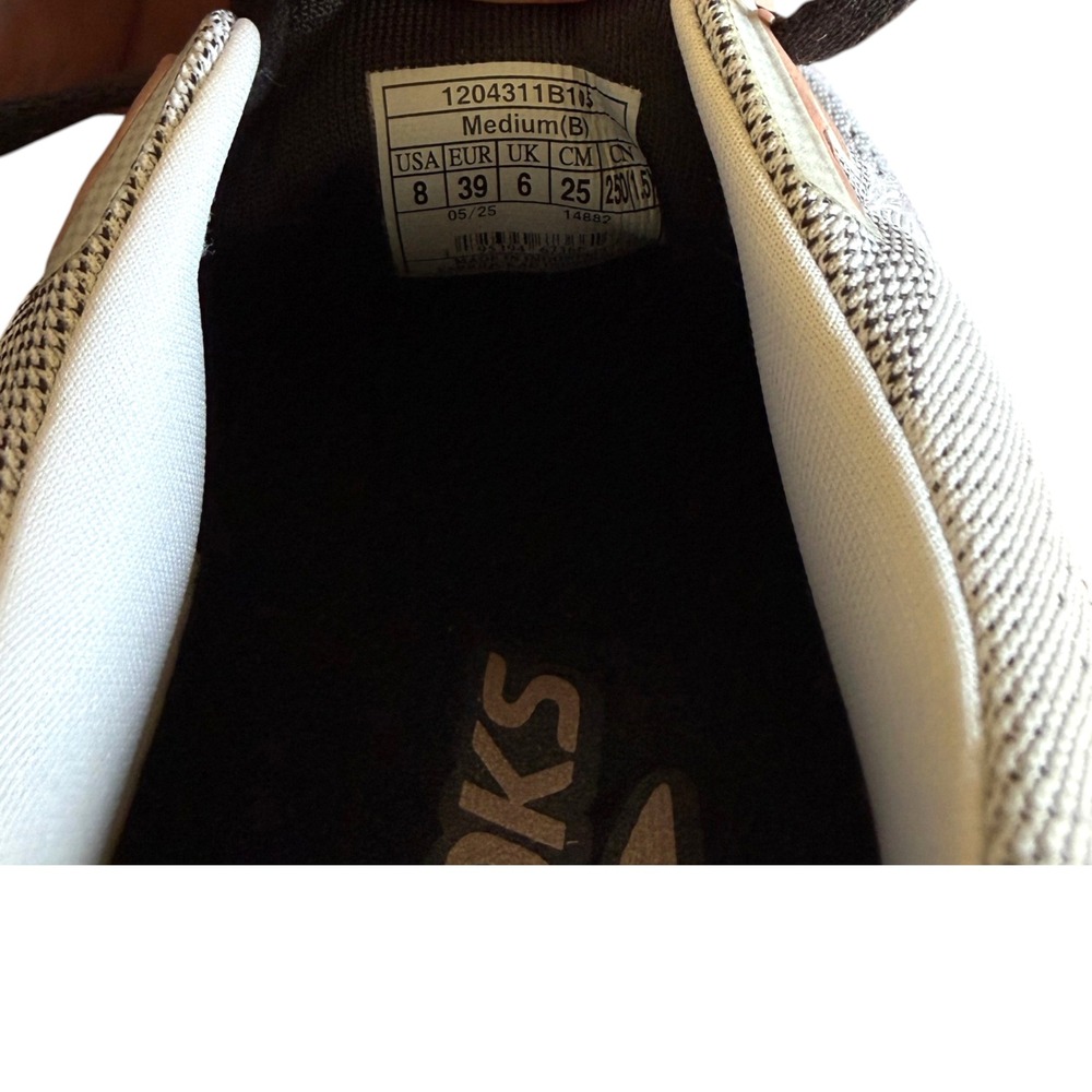 Brooks Ghost 17 Run & Walk Shoes White Black Rose Gold Neutral Womens Size 8 M - Picture 12 of 14